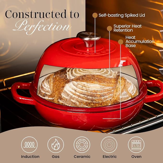 Enamelled Cast Iron Dutch Oven Pot – Dutch Oven - Image 3