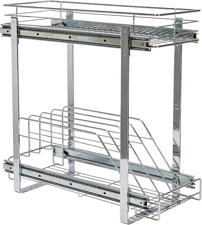 Household Essentials Glidez Multipurpose Chrome-Plated Steel Pull-Out/Slide-Out - Image 6