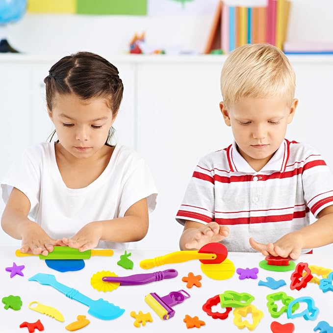 Dough Tools Set for Kids 20 PCS Dough Play Tools - Image 6