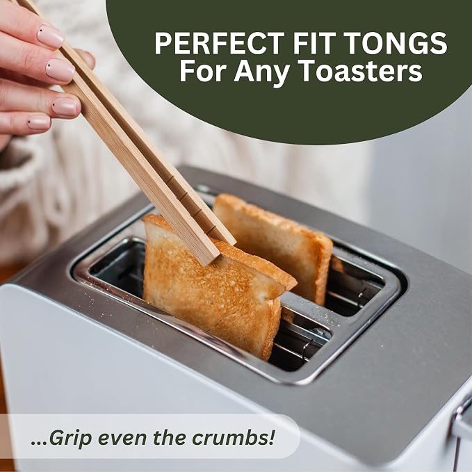 Toaster Tongs With Magnet | Kitchen Utensils - Image 4