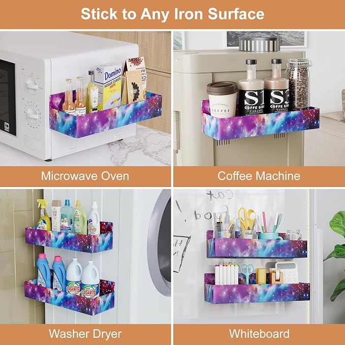 Mystozer Magnetic Spice Rack for Refrigerator, Kitchen Organizer and Storage - Image 6