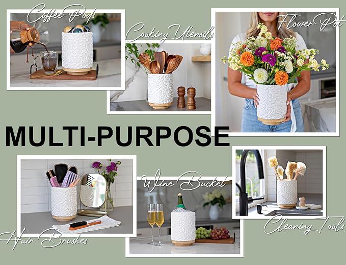 Extra Large 360° Rotating Utensil Holder - Image 4