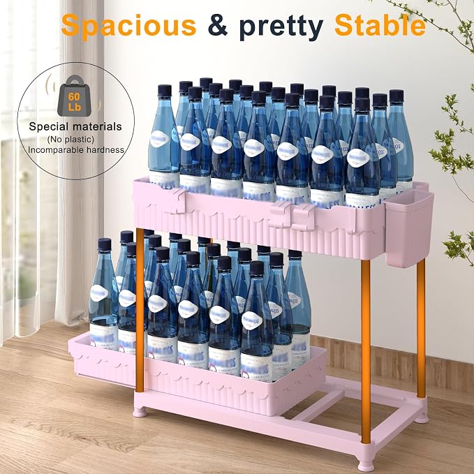 Sevenblue 3 Pack Under Sink Organizers, 2-Tier Multi-Use Kitchen and Bathroom - Image 5