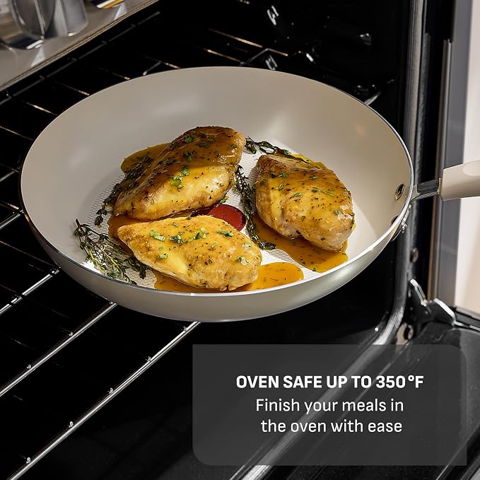 T-fal Signature Nonstick 12 Piece Cookware Set, Oven Safe Up to 350°F, - Image 7