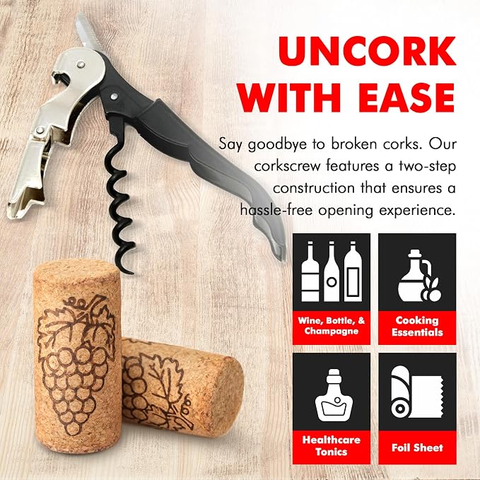Chef Craft Select Waiters Corkscrew - Image 3