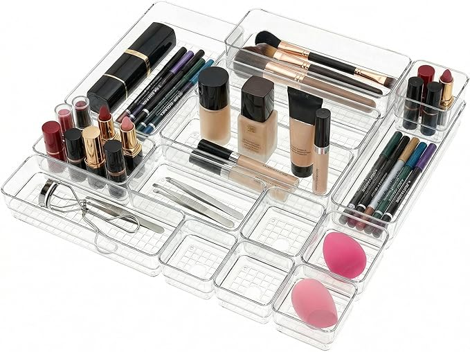 Clear Acrylic Makeup Organizer and Make Up Storage by Unknown