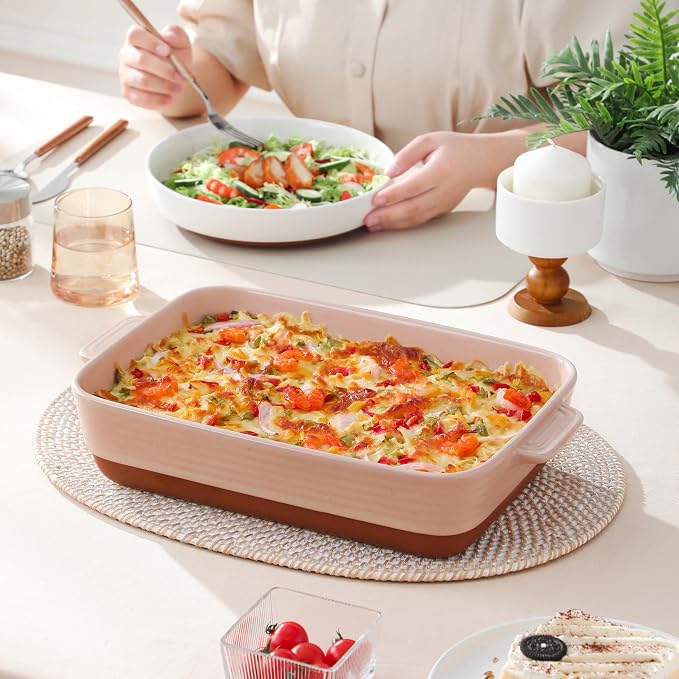 MALACASA 4.8 Qt Ceramic Oven Dish - Image 9