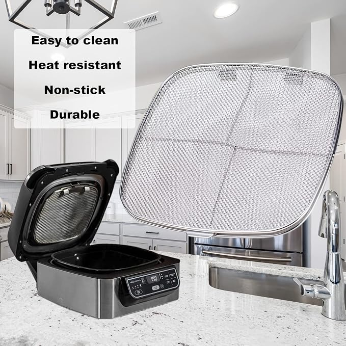 2PCS Stainless Steel Splatter Shield - Image 4