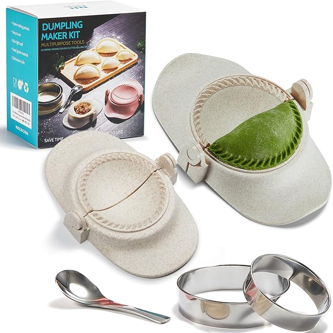6 Inch Empanada Maker Press, Extra Large Dumpling Maker Set by MUMSUNG