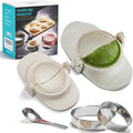 6 Inch Empanada Maker Press, Extra Large Dumpling Maker Set by MUMSUNG