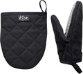 Oven Mitts Heat Resistant – Mini Oven Mitts, Silicone Gloves Heat Resistant by KisxLiving