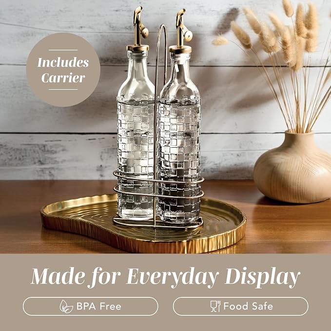 COOK WITH COLOR Glass Olive Oil Bottle Dispenser - Image 6