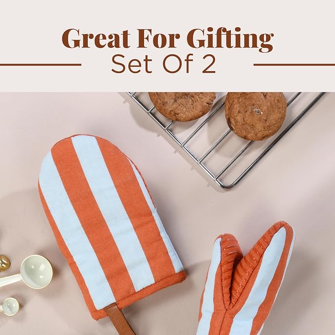 Folkulture Mini Oven Mitts | Heat Resistant 5.75"x9" - Image 8