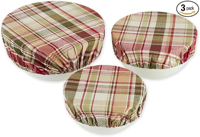 DII Reusable Cloth Bowl Cover Collection Machine Washable, Cotton by DII