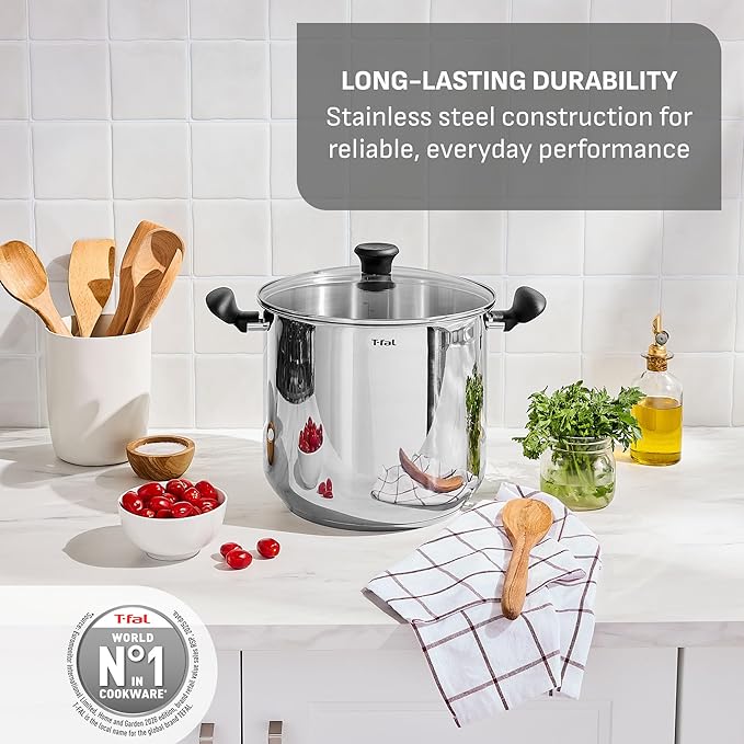 T-fal Specialty Stainless Steel 20-Quart Stock Pot - Image 2