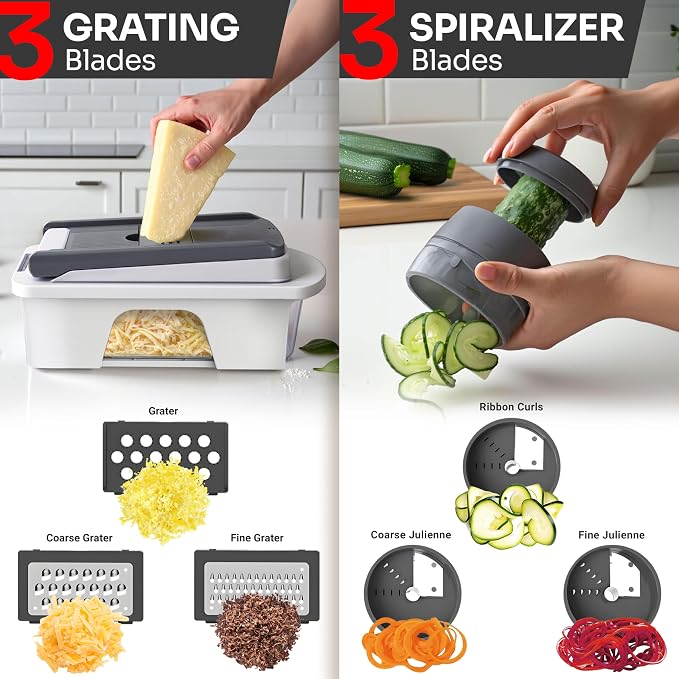 Mueller Pro-Series All-in-One, 12 Blade Mandoline Slicer - Image 5