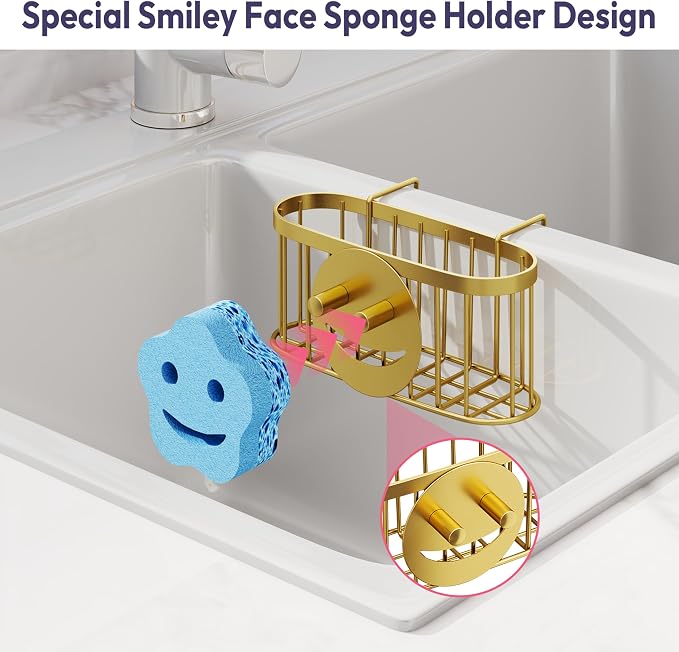 SWTYMIKI Sponge Holder for Kitchen Sink - Image 3