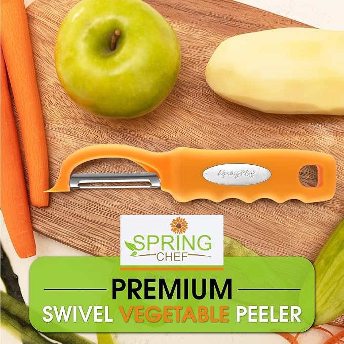 Spring Chef Premium Stainless Steel Swivel Potato Peelers - Image 7