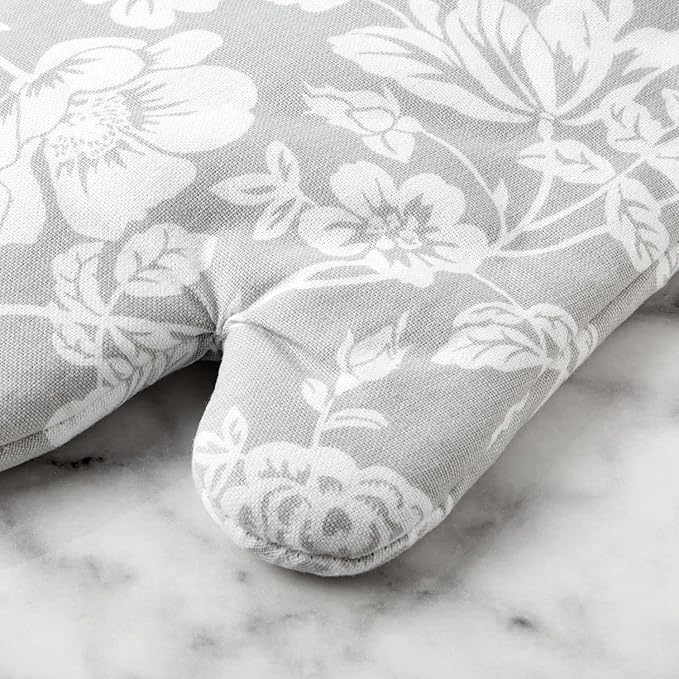 Martha Stewart Floral Vine Oven Mitt 2-Pack Set - Image 3