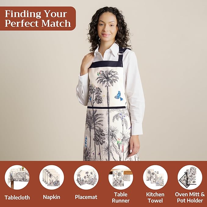 Maison d' Hermine 100% Cotton Apron - Image 4