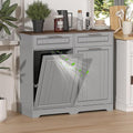 Double 10 Gallon Tilt Out Trash Can Cabinet by JMHDYG