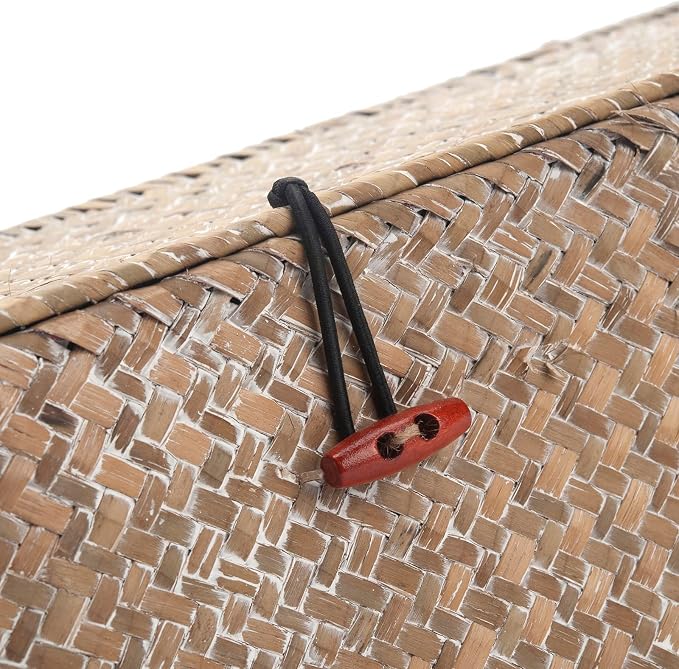 Whitewash Seagrass Tank Basket - Image 5