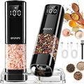 Upgraded Larger Capacity Electric Salt and Pepper Grinder Set Rechargeable by IFONPY