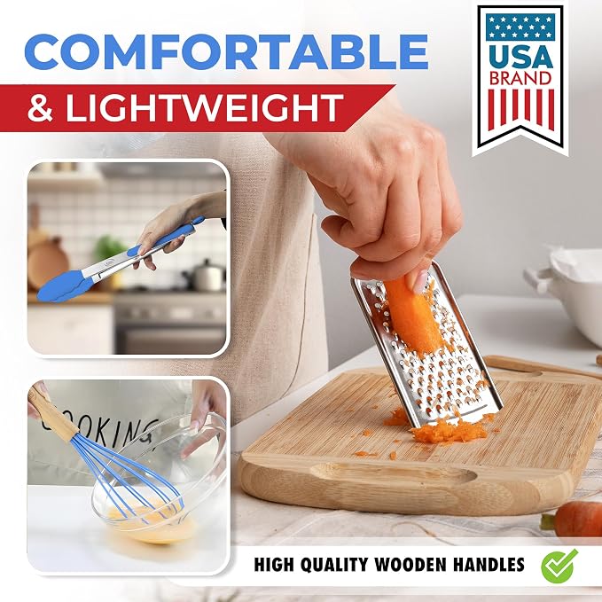 Kaluns 50 PCS Silicone Kitchen Utensils Set Complete Kitchen Set - Image 6