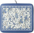 Giwawa Chinoiserie Dish Drying Mat 16x18in Blue White Oriental Floral Birds by Giwawa