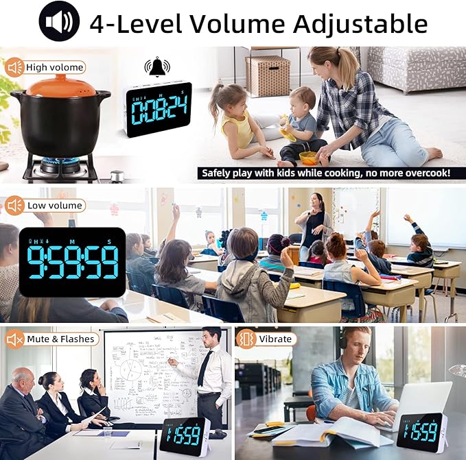 Rechargeable Digital Kitchen Timer - Image 4