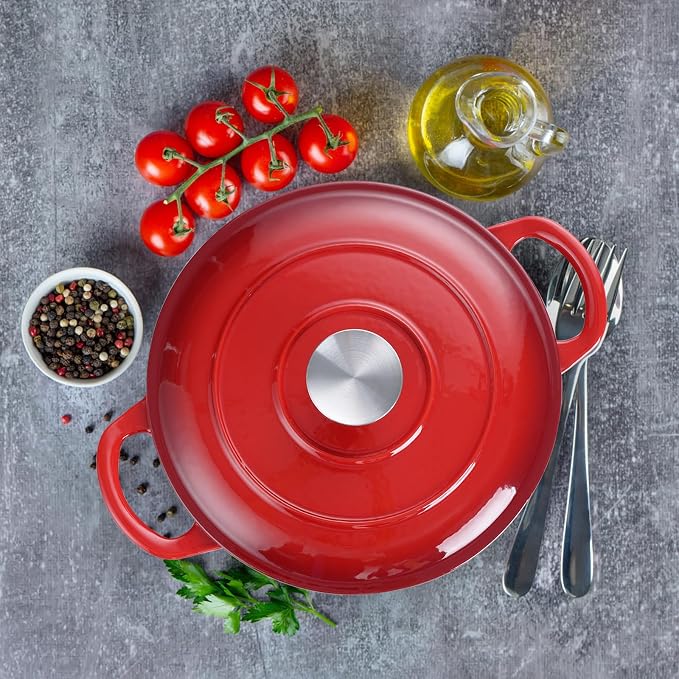 3 Qt Enameled Cast Iron Dutch Oven - Image 7
