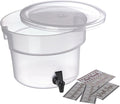 Carlisle FoodService Products Round Beverage Dispenser Drink Dispenser by CarlisleFoodServiceProducts