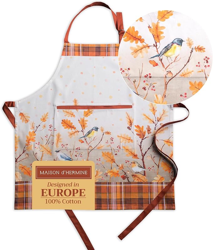 Maison d' Hermine 100% Cotton Apron by MaisondHermine