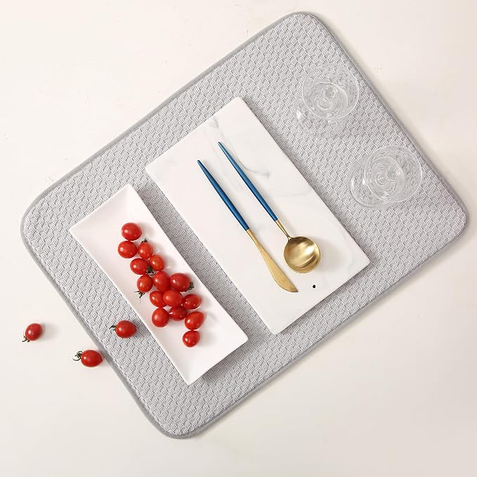 2 Pack Microfiber Dish Drying Mat - Image 7