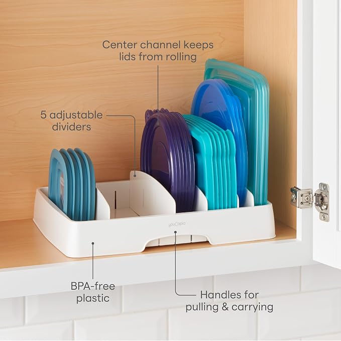 YouCopia StoraLid Food Container Lid Organizer - Image 2