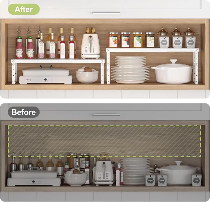 RUILALIFE Expandable Cabinet Organizer Shelf - Image 5