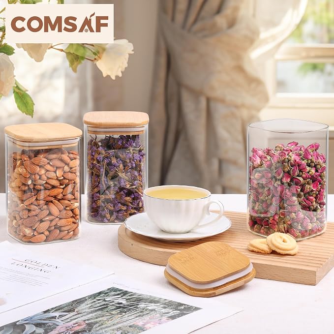 ComSaf 1.2 Qt Glass Storage Containers - Image 9