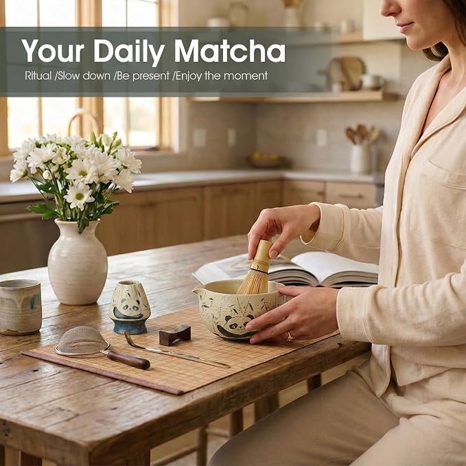 Matcha Whisk Set, 7-Piece Matcha Kit - Image 3