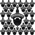 30 PCS Stainless Bottle Opener Wall Mount Black Bulk Beer Soda Cap Opener by Wallmountedbottleopener