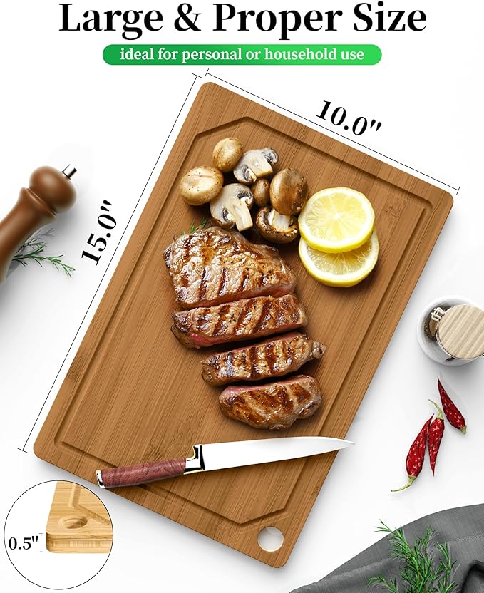 Kitsure Bamboo Cutting Board - Image 2