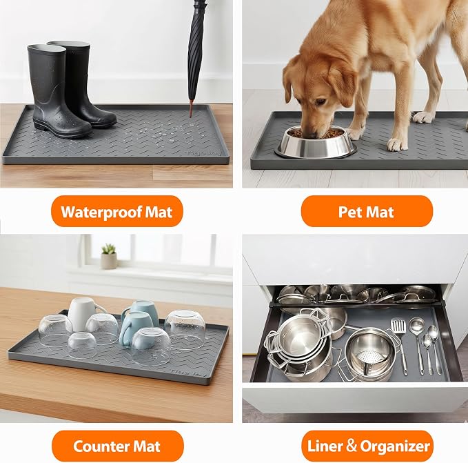 TigeJoy 40" x 22" Under Sink Mats - Image 7