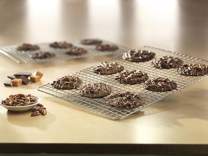 USA Pan Quarter Sheet Oven Safe Nonstick Baking and Cooling Rack - Image 3