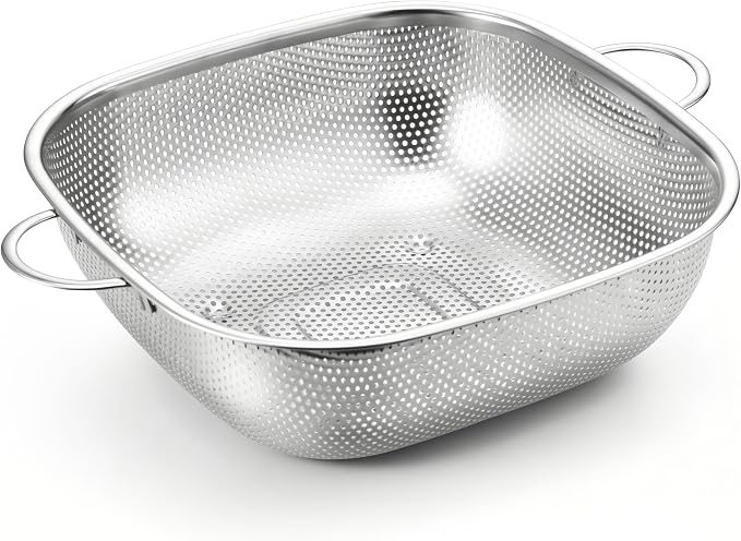 E-far 6QT Stainless Steel Colander by E-far
