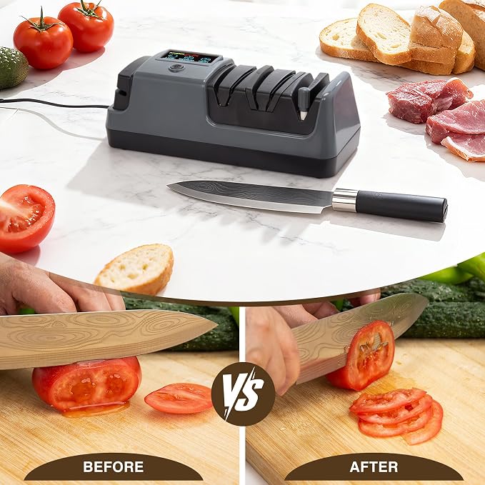 Professional 3-Stage Electric Knife Sharpener - Image 4