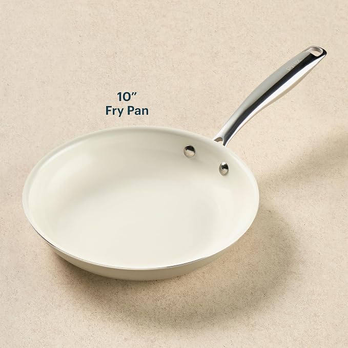 Pyrex 10-Inch Fry Pan Ceramic Cookware - Image 3