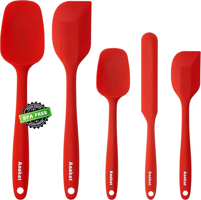 Anaeat Silicone Spatula Set of 5 by Anaeat