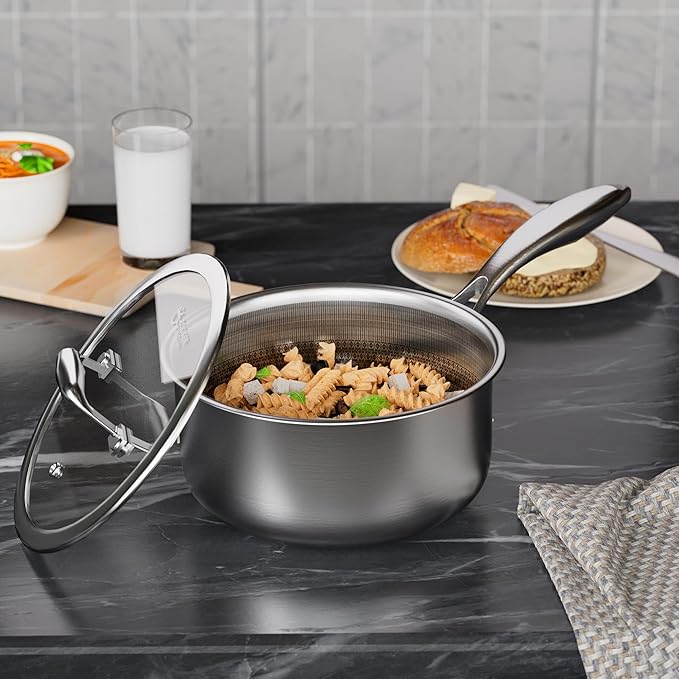 COOKER KING 3 Quart Stainless Steel Saucepan - Image 6