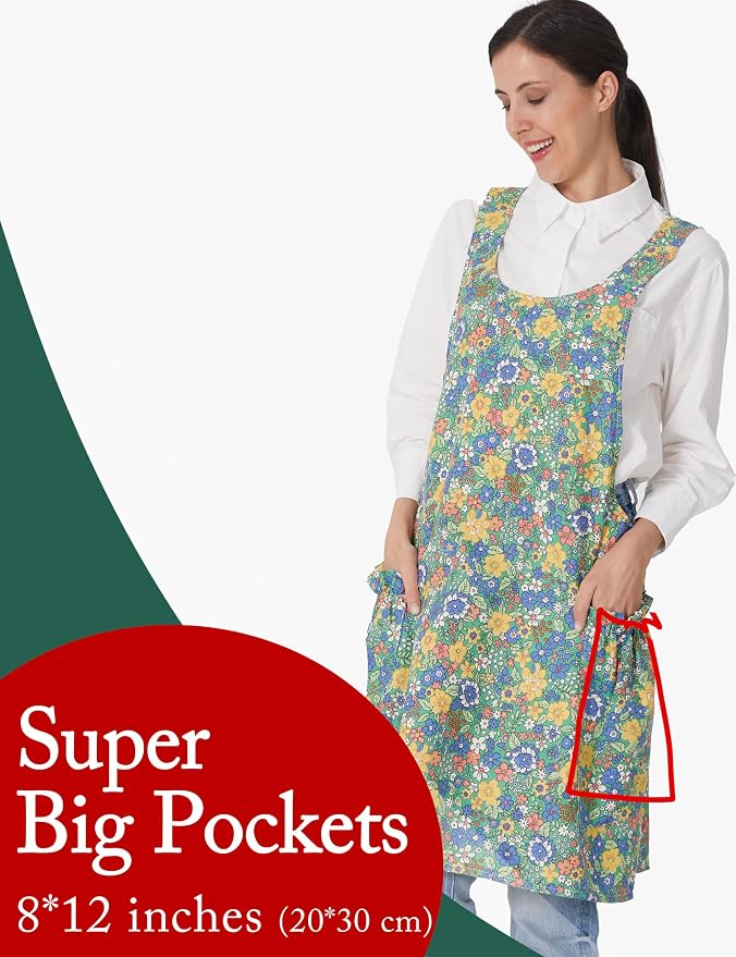 Cozy Adjustable Cross Back Aprons - Image 2