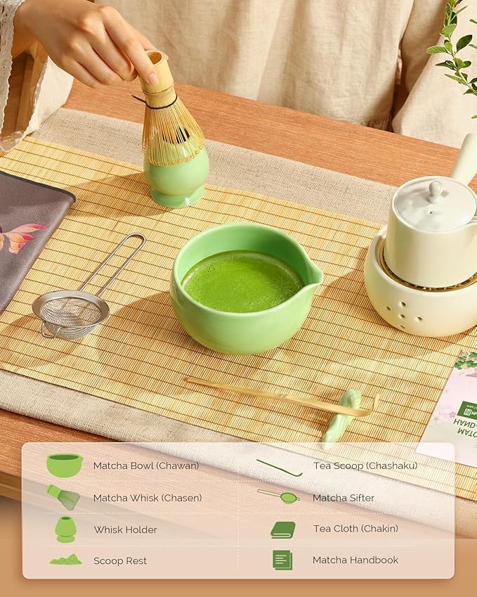 Maestri House Matcha Whisk Set, 7-Pc Complete Matcha Kit - Image 2