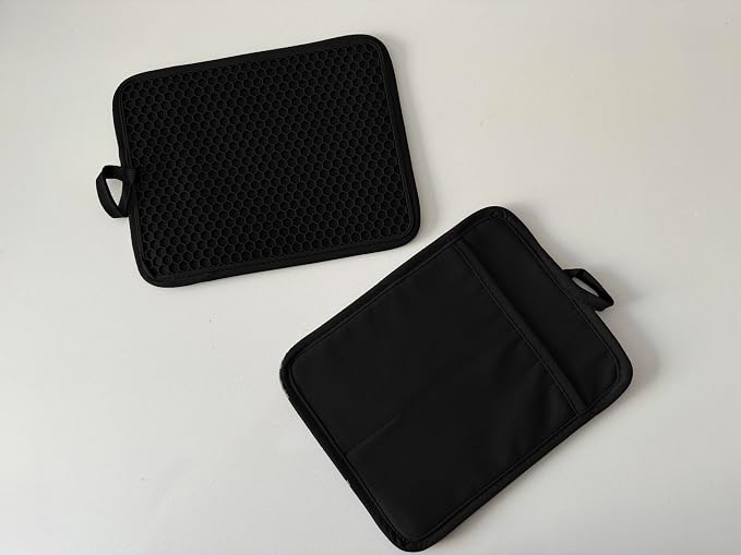 Oven Pot Holder with Pocket Cotton Heat Resistant Coaster Potholder Kitchen Hot - Image 4